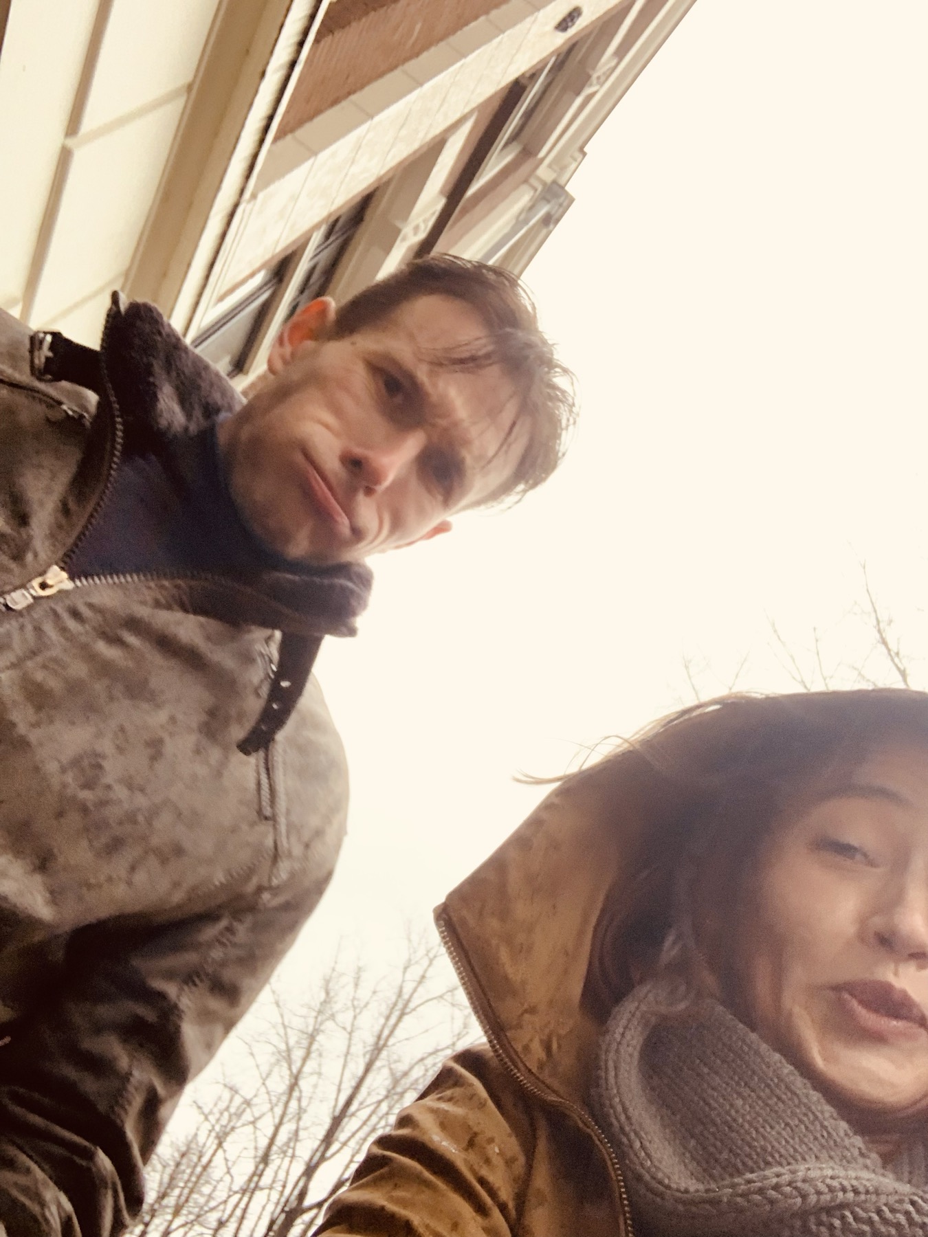 Claire et Benjamin en hiver