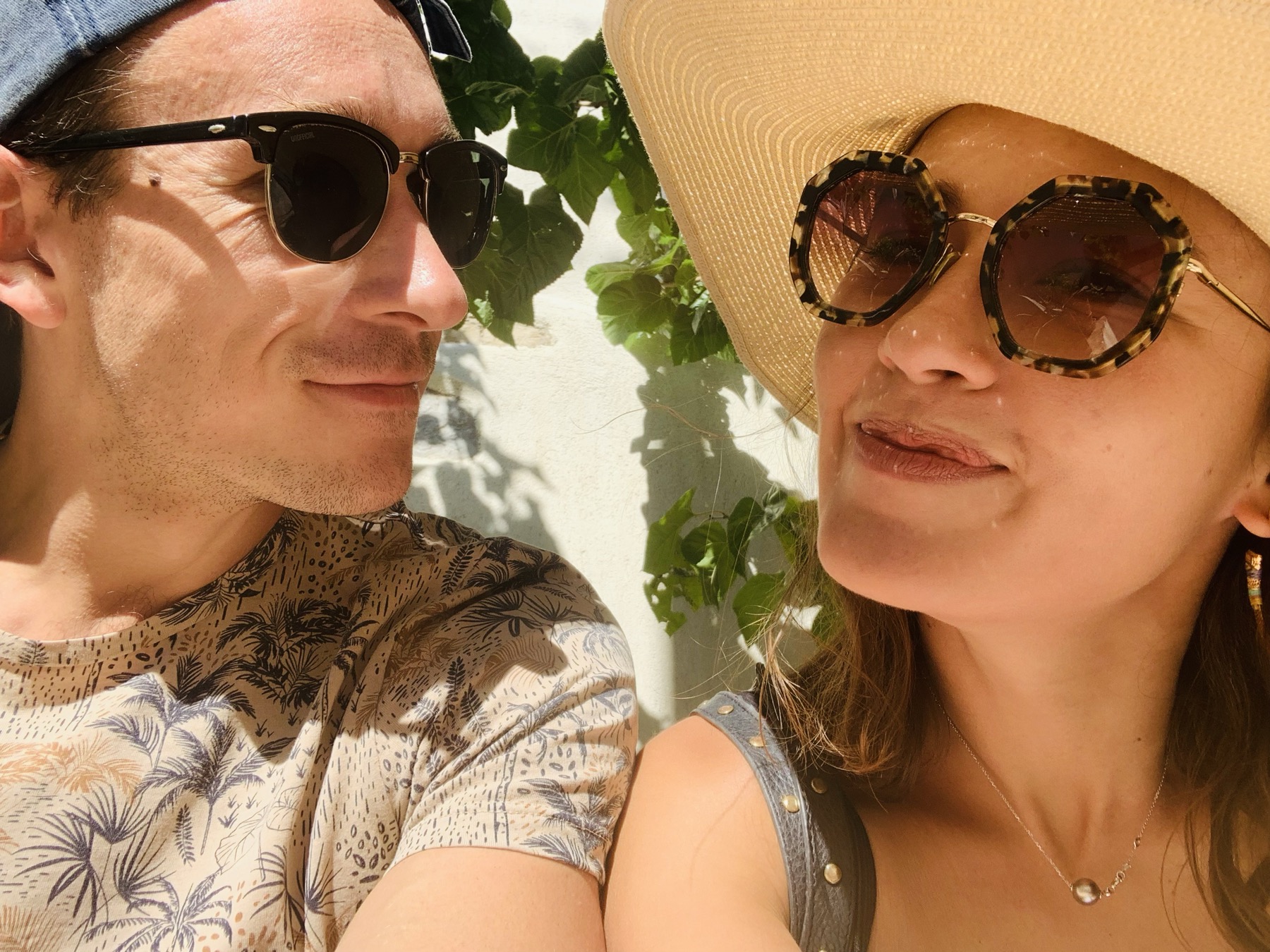 Claire et Benjamin au soleil